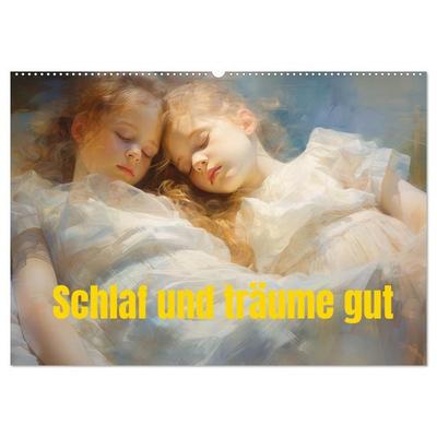 Schlaf und träume gut (Wandkalender 2027 DIN A2 quer), CALVENDO Monatskalender
