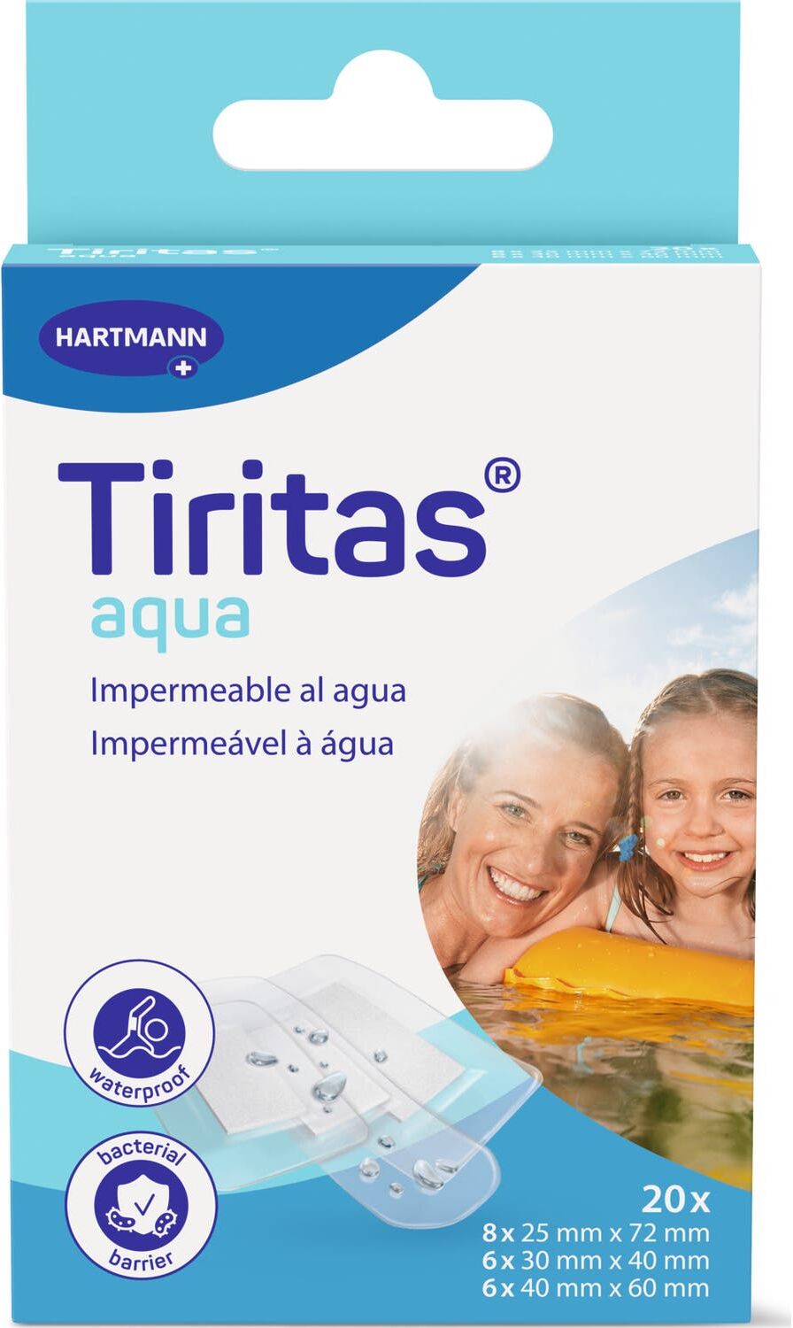 HARTMANN Paul Tiritas Aqua Apósito Adhesivo 3 Tamaños 20 uds