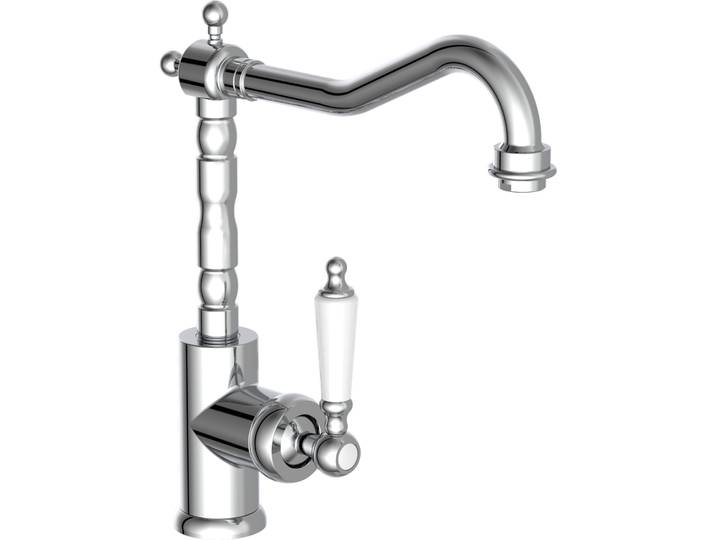 SCHÜTTE Küchenarmatur OLD STYLE, Wasserhahn Küche im Retro Stil, 360° schwenkbare Mischbatterie Küche, Spültischarmatur Chrom