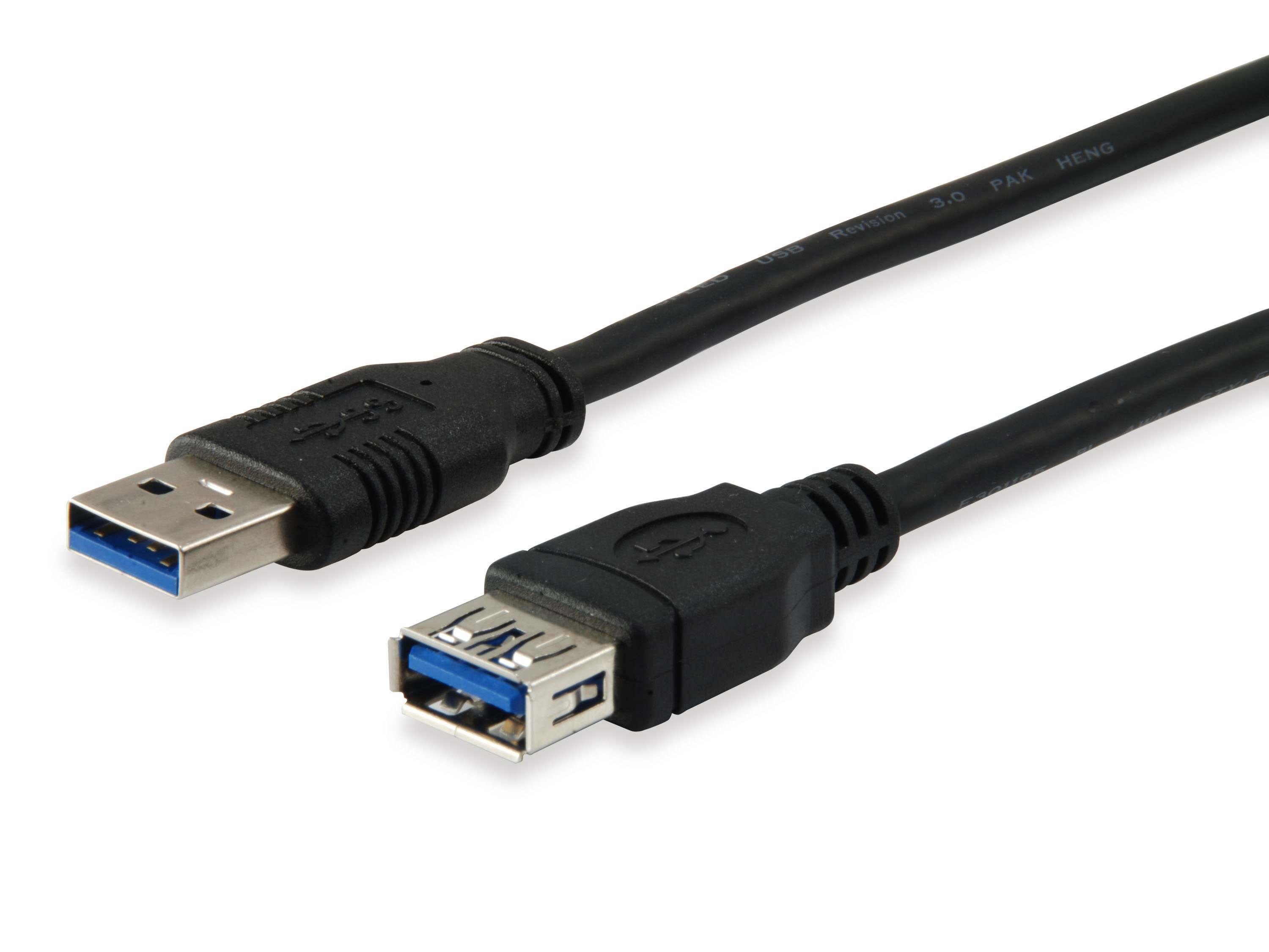 EQUIP 128399 USB 3.0 A auf A Verlängerungskabel Stecker auf Buchse, 3,0m, 5Gbps