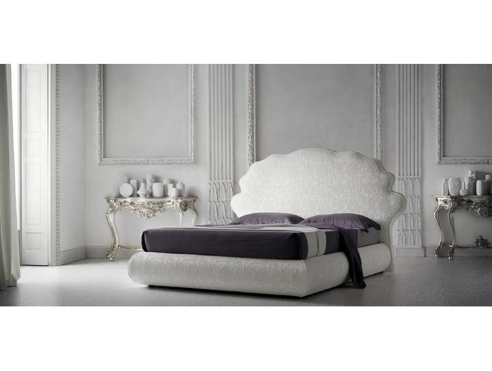 Xlmoebel Polsterbett Luxus Italienisches Design Doppelbett 160x200cm Holz/Textil (Doppelbett, Doppelbett 160x200 cm), Made in Europa