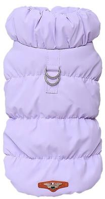Inspired Living CozyPaws Winter Dog Coat For Small Dogs l purple