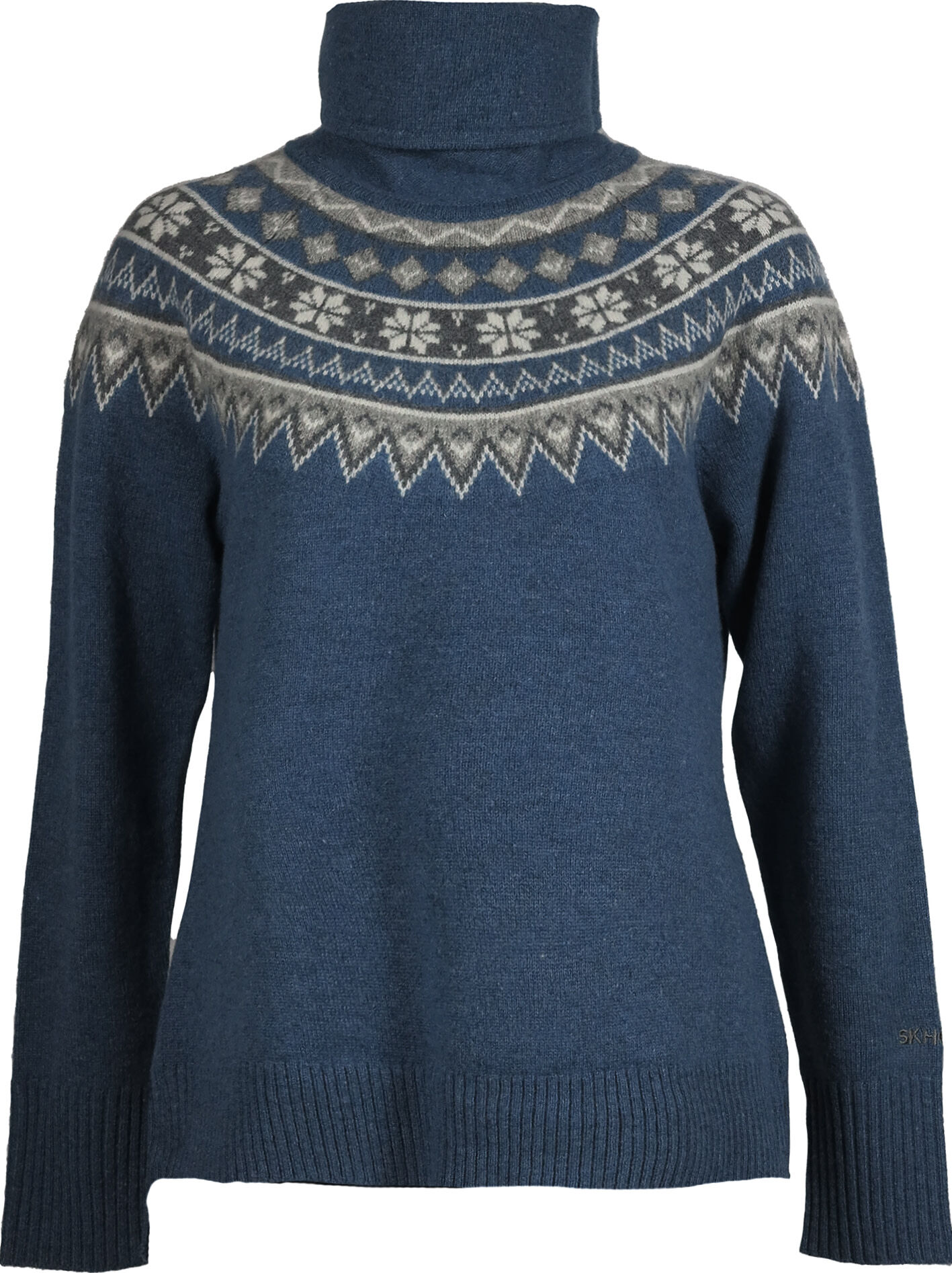 Skhoop Women's Scandinavian Turtleneck Navy S