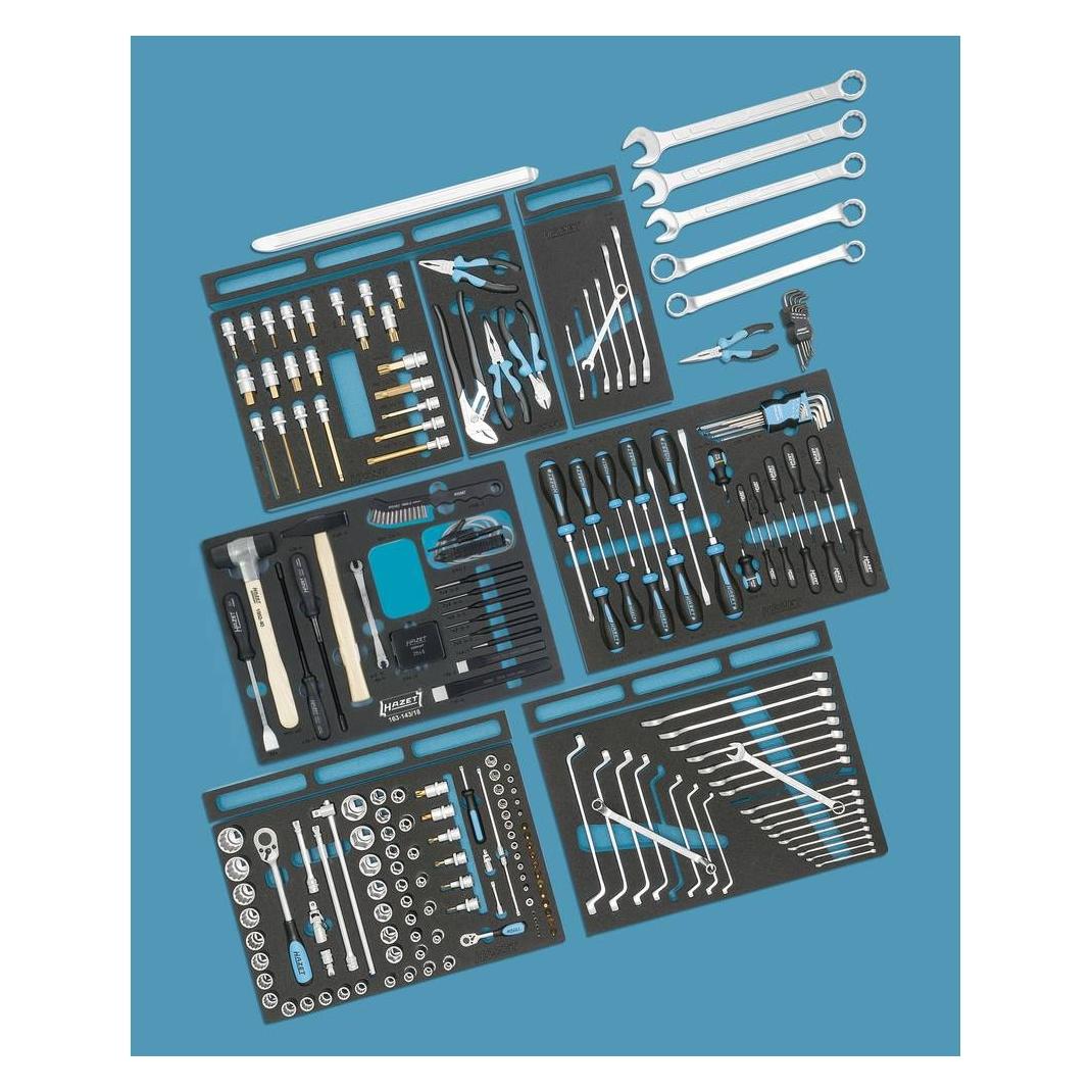 Hazet Standard Sortiment für AUDI 0-2500-163/214 Anzahl Werkzeuge: 214 (0-2500-163/214)