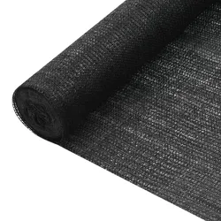 Helloshop26 - Schwarzer Sichtschutznetz 2x25 m HDPE 75 g/m2 02_0007899