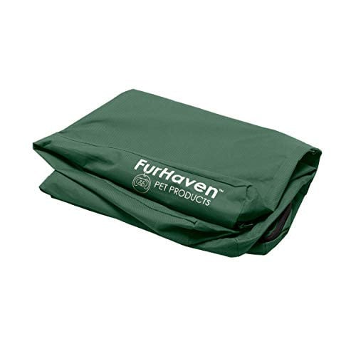 Furhaven Vervangende Hondenbedhoes, Waterbestendig Oxford Polycanvas, Wasbaar, Bos, Groot