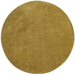 como Hochflorteppich   ¦ beige ¦ Synthetische Fasern Ø: 120.0