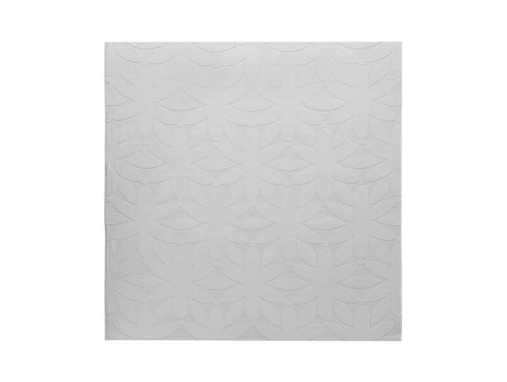 Tapis En Tissu Jacquard 160 X 160 Cm Forme Carrée Accessoire Décoratif Gris Clair Hood