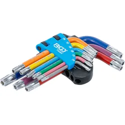 BGS Winkelschlüssel-Satz | Multicolour | kurz | T-Profil (für Torx) mit Bohrung ...