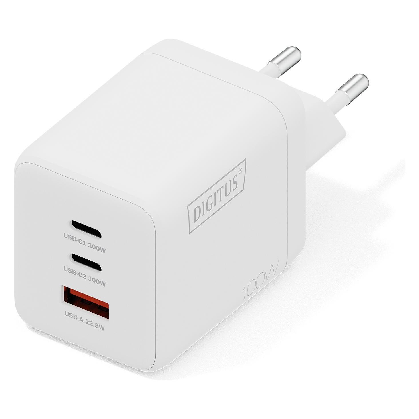 Digitus USB GaN Charger (100 W, 3 Ports) (DA-10304)