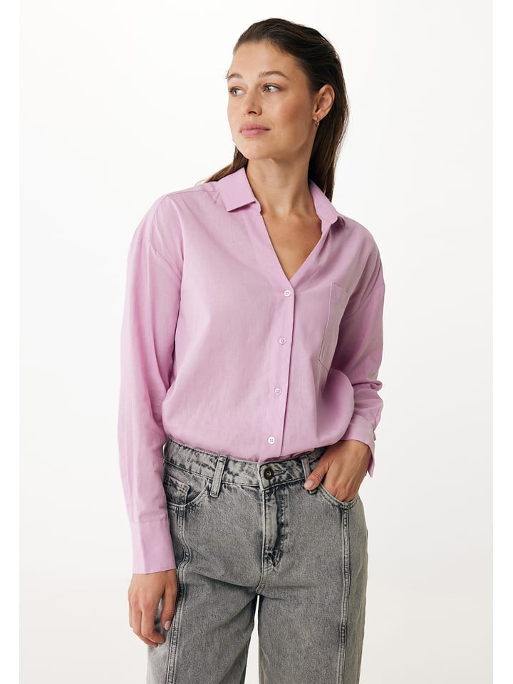 Mexx Hemd in Lila - XL