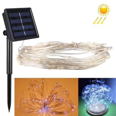 Inspired Deals Solar Powered Fairy String Lights 20M 200 LED Waterproof Copper Wire Garden Decor white Light