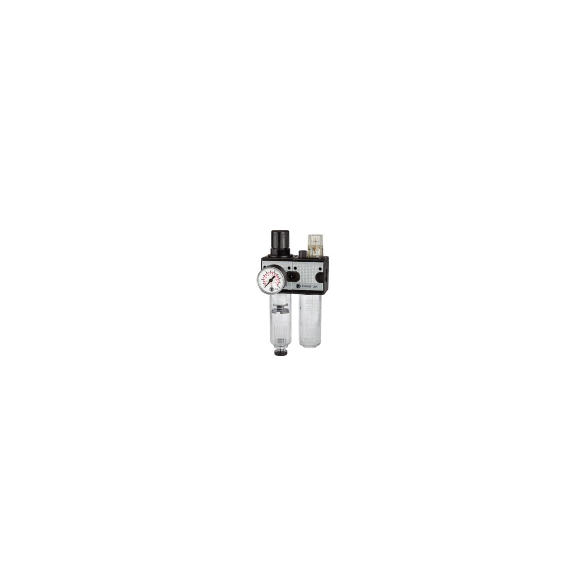 Riegler Wartungseinheit multifix, 2-tlg., PC-Behälter, BG 1, G 3/8, 100567)