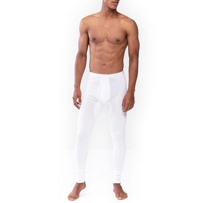 Lange Unterhose MEY "NOBLESSE", Herren, Gr. XXL, Feinripp, weiß, Feinripp, Obermaterial: 100% Baumwolle, unifarben, körpernah, Unterhosen Lange Unterhose, mit weichen Beinabschlüssen