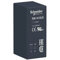 Schneider Electric RSB1A120JD Interface-Relais RSB, 1 W, 12 A, 12 VDC  - 10 Stück