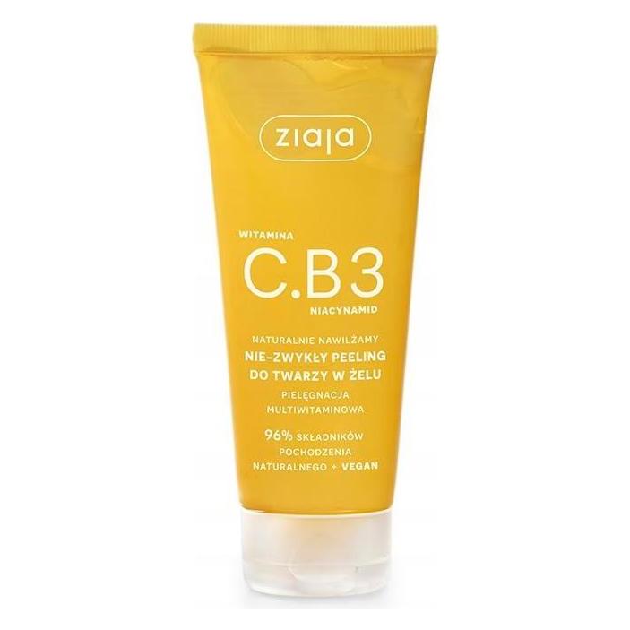 Ziaja Vitamin C.B3 Niacinamide Face Scrub Gel - Multivitamin Exfoliating Gel 100ml (Reinigungspeeling, 100 ml) (5901887054931)