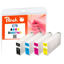 Peach Spar Pack Tintenpatronen kompatibel zu Epson No. 79, C13T79154010