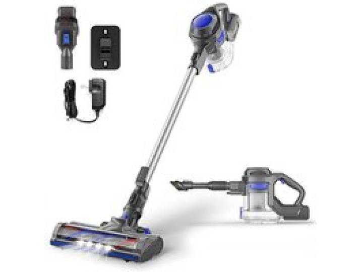 Air Essence Bise aspirateur vertical sans fil 100AW technologie cyclonique bleu