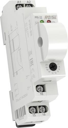 RO/SE LM-Heizungen Überwachungsrelais 24, 24 - 24, 240 V/DC, V/AC 1 Wechsler PRI-32 1St.