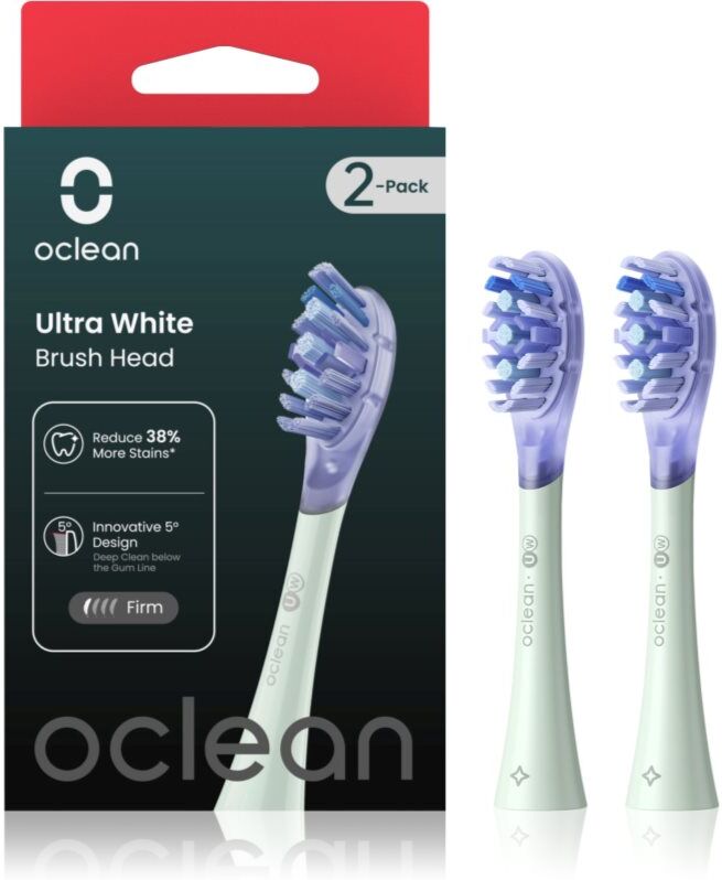 Oclean Ultra White UW01 tête de rechange Green 2 pcs