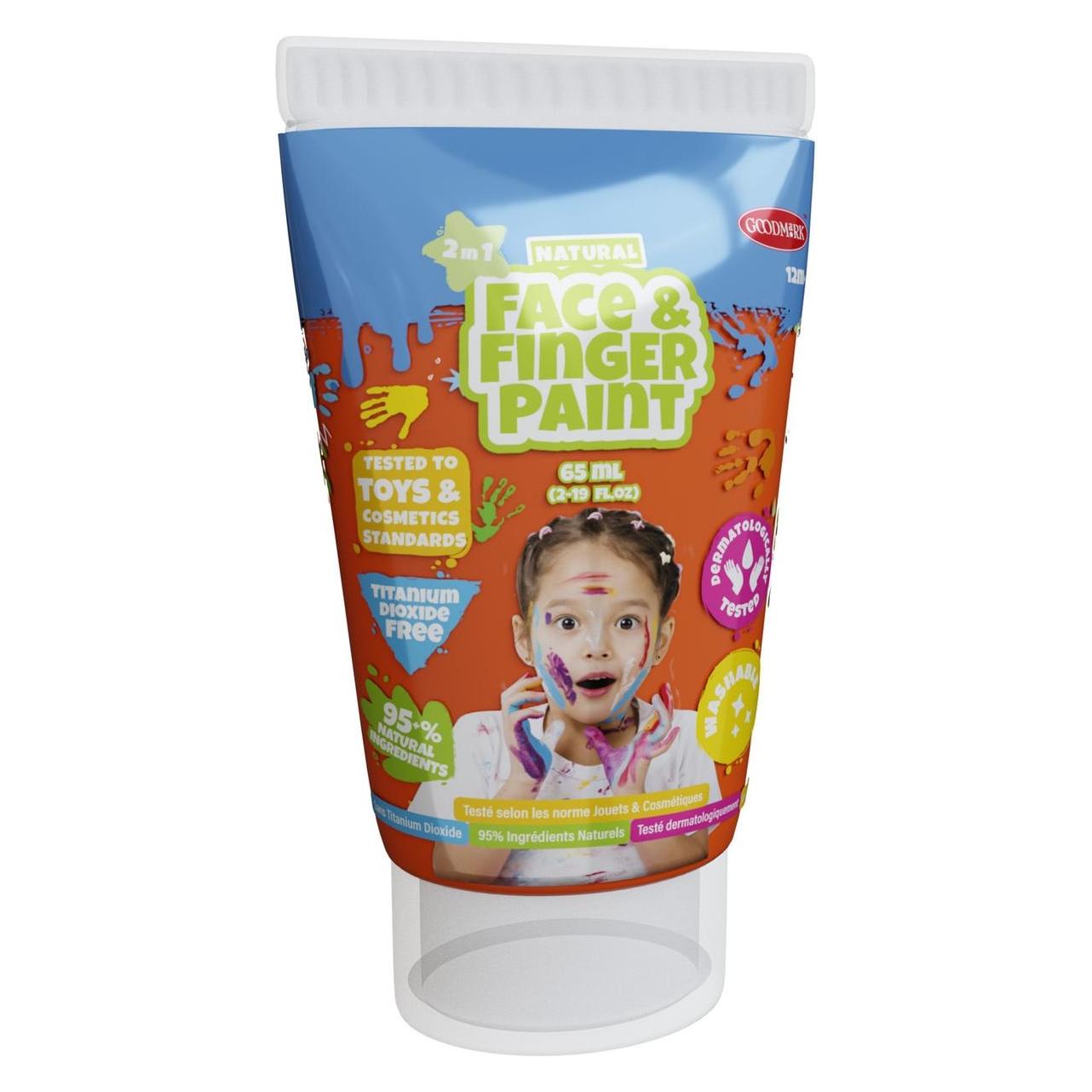 Boti Tube natürliche Gesichts- und Fingerfarbe - Orange, 65 ml (65 ml) (39712)