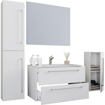 5-tlg. Waschplatz Waschtisch Badinos Schublade SP