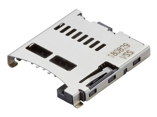 Molex Speicherkarten-Slot Polzahl Gesamt 8 Rastermaß: 1.1mm 473521001 Tape on Full reel