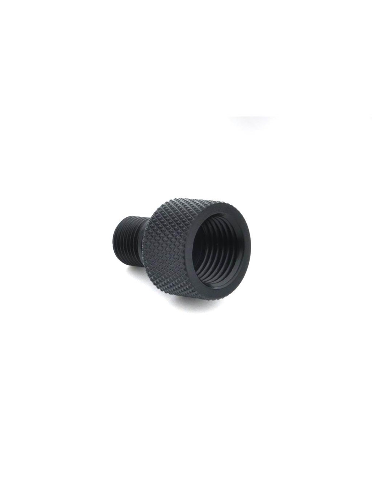 Bitspower Matt Black E-Adapter G1/8" to IG1/4"