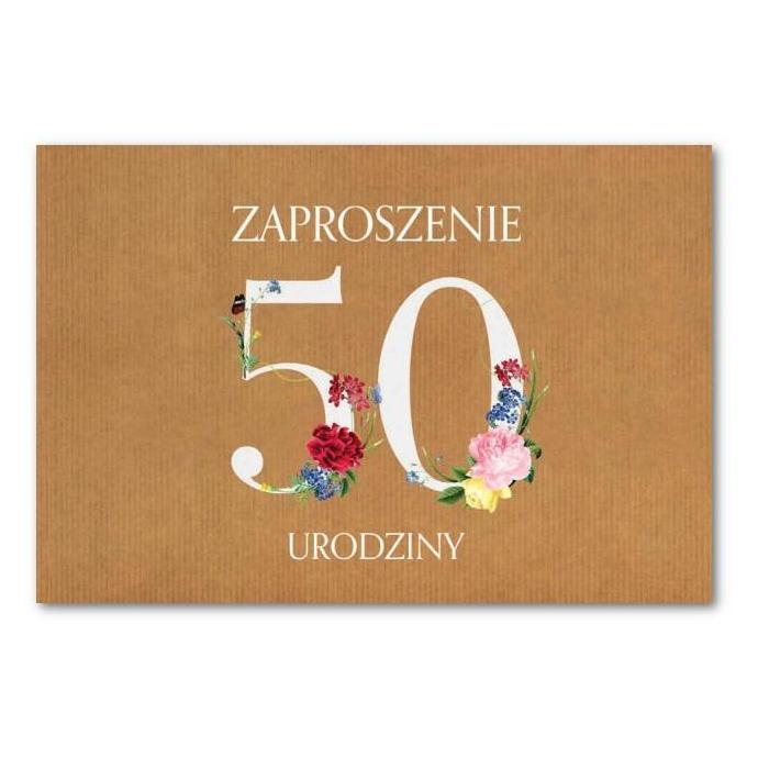 Trend Geburtstagseinladung 50 ZT39 (10 Stück) (10 Stk.) (480335)