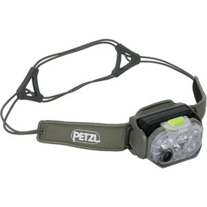 Petzl Stirnlampe Swift RL LED, wiederaufladbar, grün, 1.200 Lumen, mit Lichtsensor & Rotlicht, wasserfest