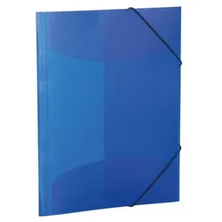HERMA Sammelmappe A4, PP, transluzent dunkelblau