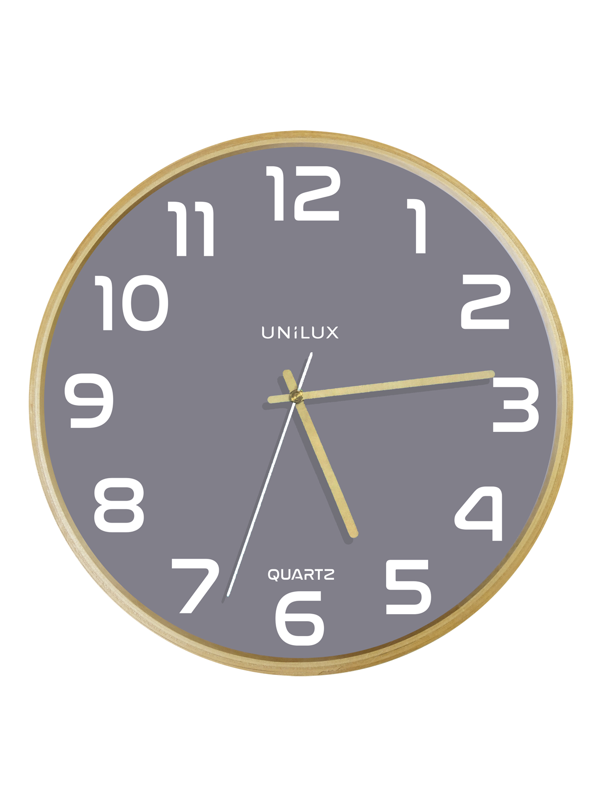 Unilux Baltic Clock grey/wood