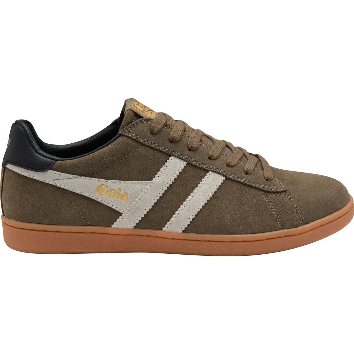 Gola Equipe II Suede Sneaker Men urban moss/off white/black (NI) 46 CMB387-NI-46-urbanmossoffwhiteblack