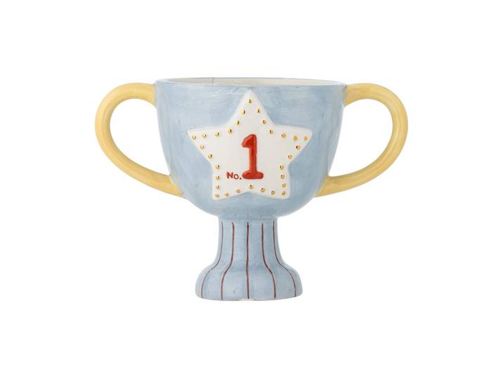 Bloomingville Pot Trophy 23x16 cm Bleu