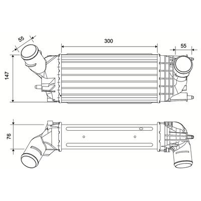 VALEO Ladeluftkühler 881572 für Peugeot