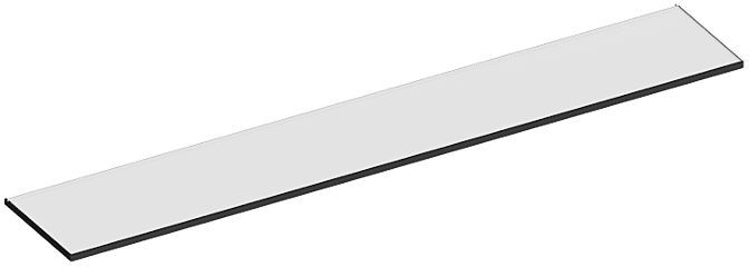 Keuco Edition 400 Cristallinglas-Platte 11510005700 700x120x8mm