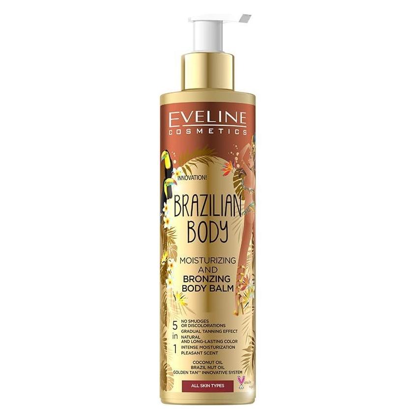 Eveline Brazilian Body Moisturizing Bronzer Balm 5In1 For Each Skin 200Ml (Körpercreme, 200 ml) (086150)