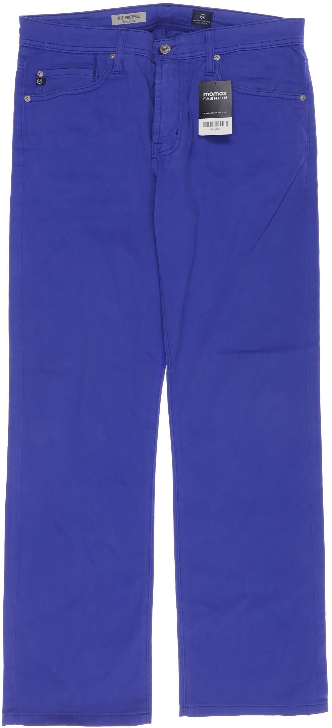 AG Adriano Goldschmied Herren Stoffhose, Blau, Gr. W33, Baumwolle / Elasthan - Second Hand