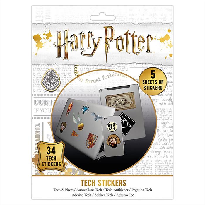 Pyramid Harry Potter Stickers Removibili-multicolore