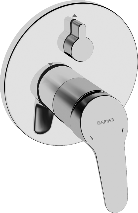 Wannenarmatur Hansamix 81843083 Hansabluebox, chrom, mit Sicherungseinrichtung