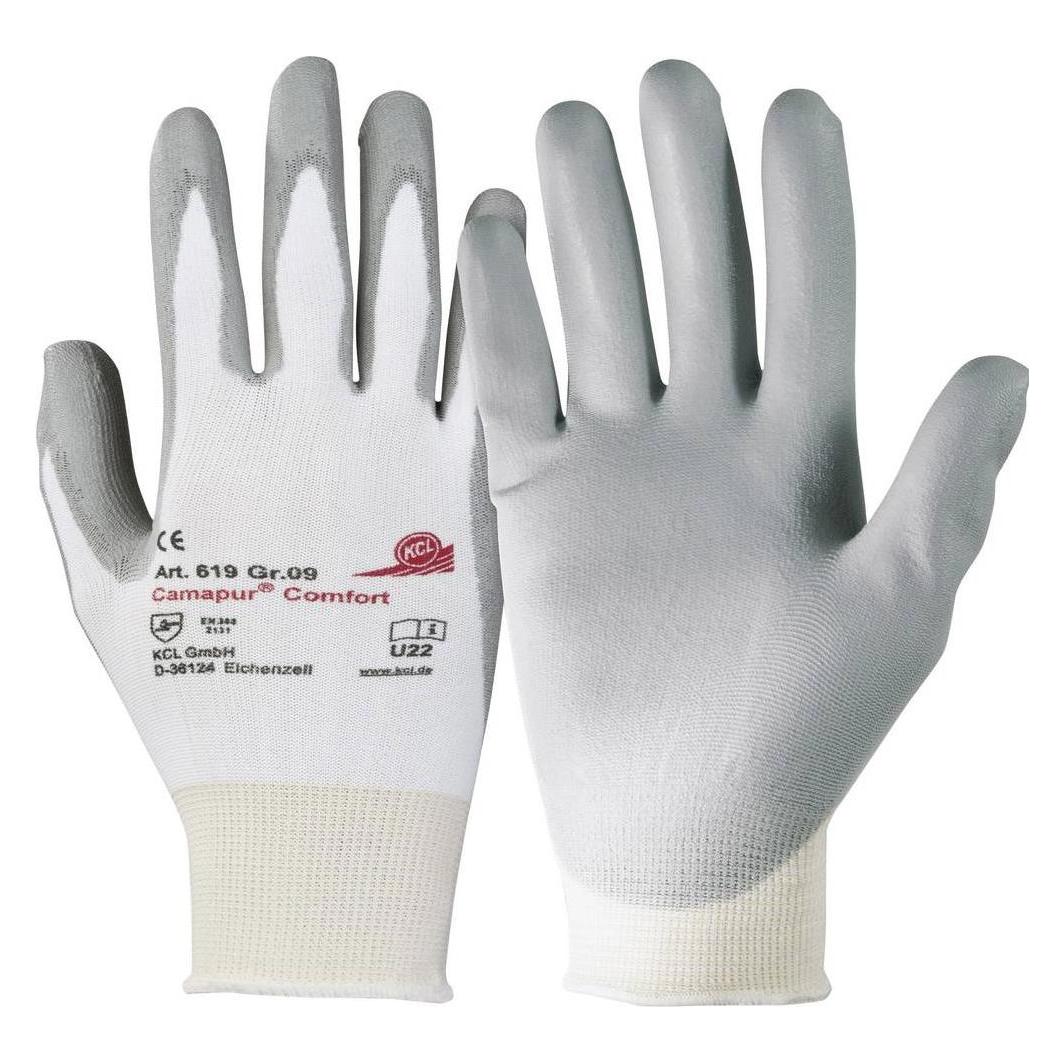 KCL 619-10 Camapur Comfort Polyurethan, Polyamid Arbeitshandschuh Grösse (Hands (10, XL) (619-10)
