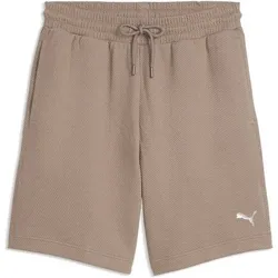 PUMA Herren Shorts ESS ELEVATED Relaxed Material Shorts 8, Größe M in Grau Grau