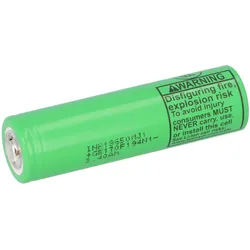 LG INR18650-MJ1 18650 Li-Ion Akku 3,6V 3500mAh 10A Flat Top