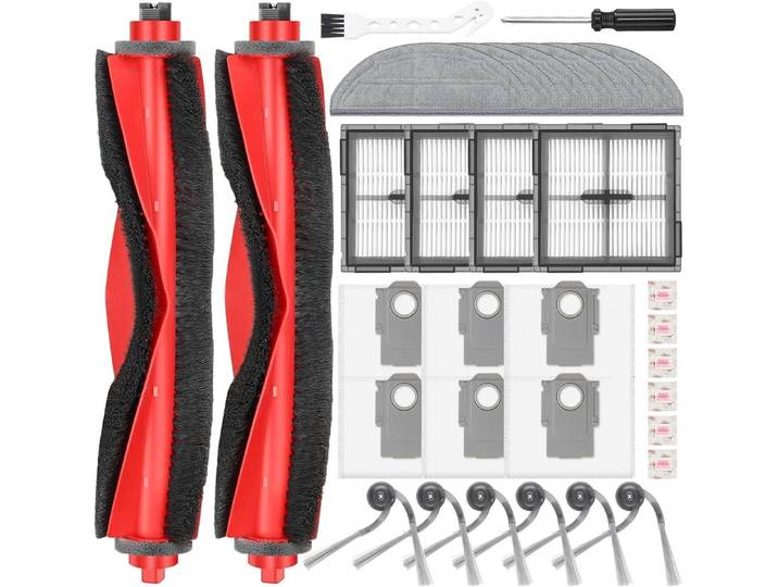 FELIXLEO Küchenmaschinen Zubehör-Set 32-teiliges Set passend für Roborock Q10 S5+ Staubsaugerroboter