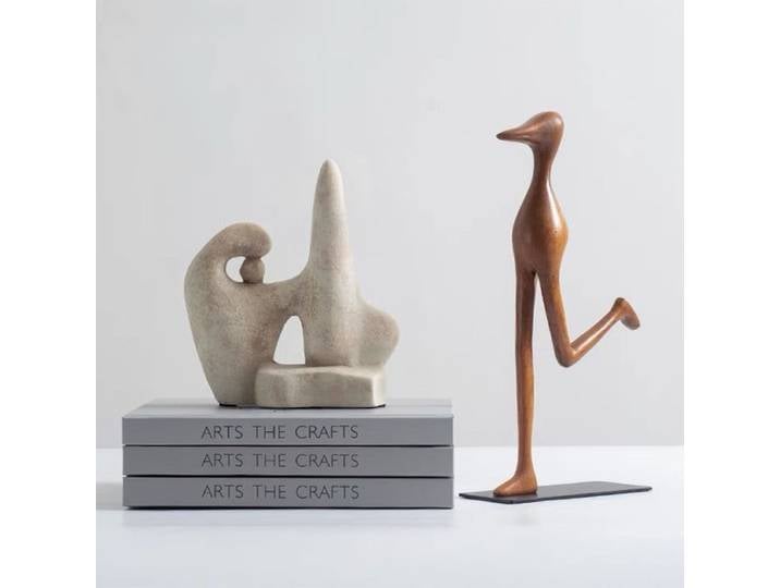 Ornement humanoïde abstrait, sculpture créative, décoration pour salon, chambre modèle, bureau, décoration créative, artisanat