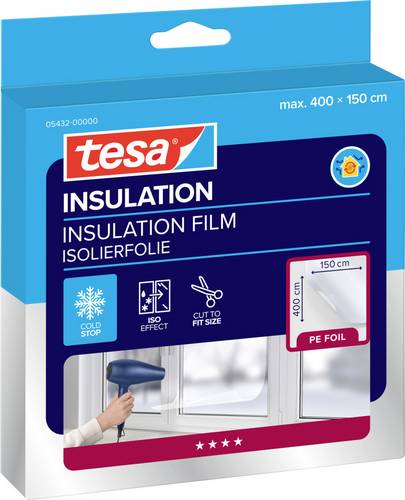 tesa THERMO COVER 05432-00000-01 Isolierfolie tesamoll Transparent (L x B) 4 m x 1.5 m 1 St.