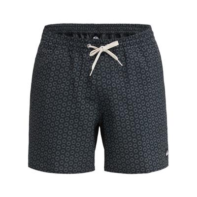 Boardshorts QUIKSILVER "Stretch Printed Volley 16", Herren, Gr. XL, Normalgrößen, schwarz (schwarz mini mayhem), Obermaterial: 92% Polyester, 8% Elasthan., Hosen