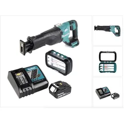 Makita, Säbelsäge, DJR 187 RT Akku Reciprosäge 18 V Brushless Säbelsäge + 1x Reciprosägeblatt Sortiment ( P-8129