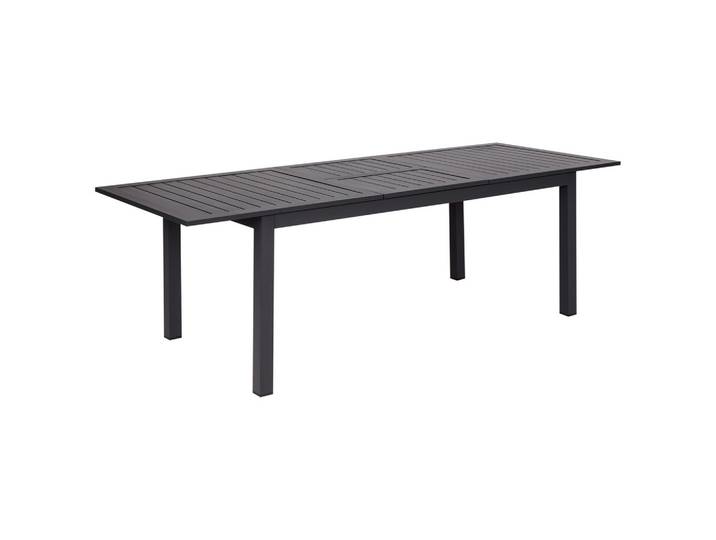 GARTENTISCH 180-240/90 cm Kunststoff Dunkelgrau Skaloma