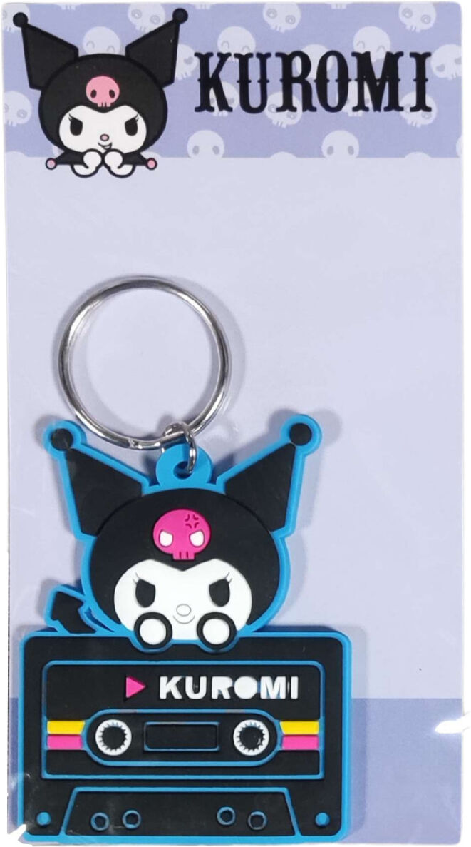 Pyramid Int. Sanrio Hello Kitty Rubberen Sleutelhanger-Kuromi (Tape) (Diversen) Nieuw